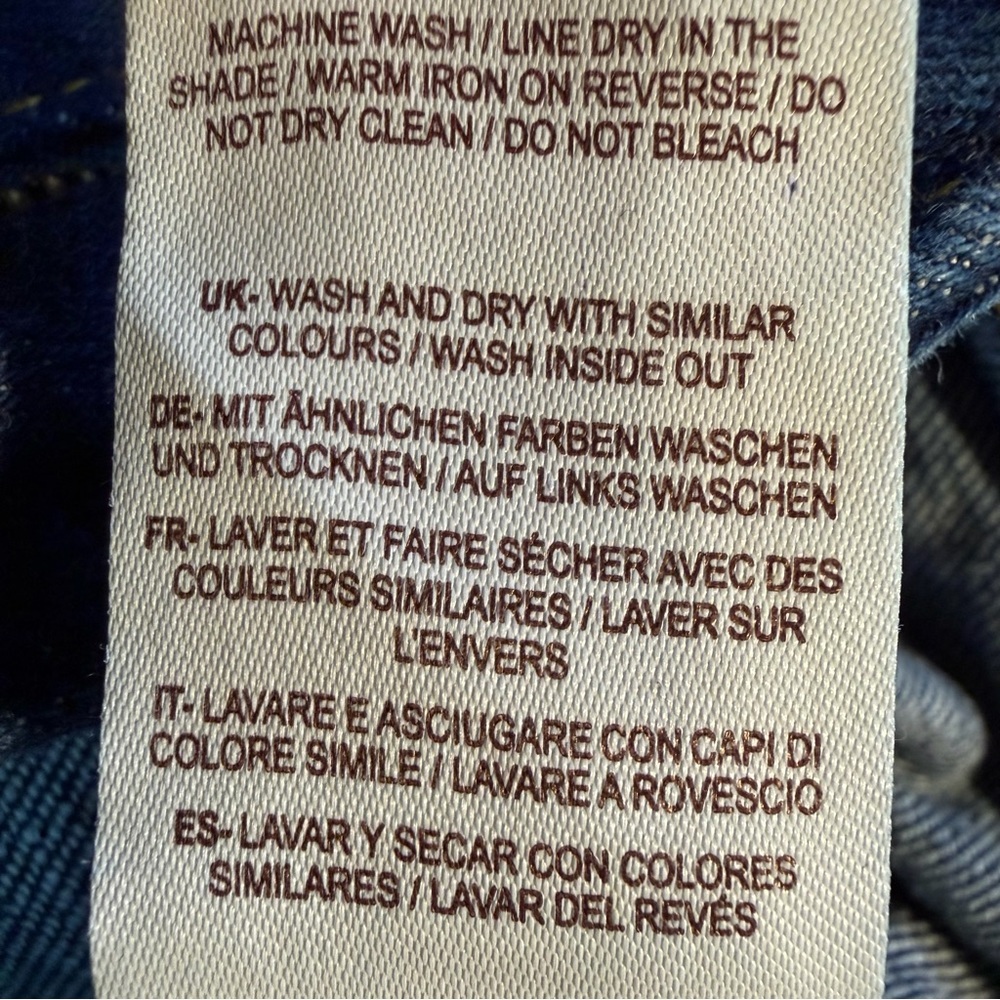 Boden ‘High-Rise Barrel Leg Jeans’ in Indigo Blue Rinse Size 8 Petite - Picture 12 of 15